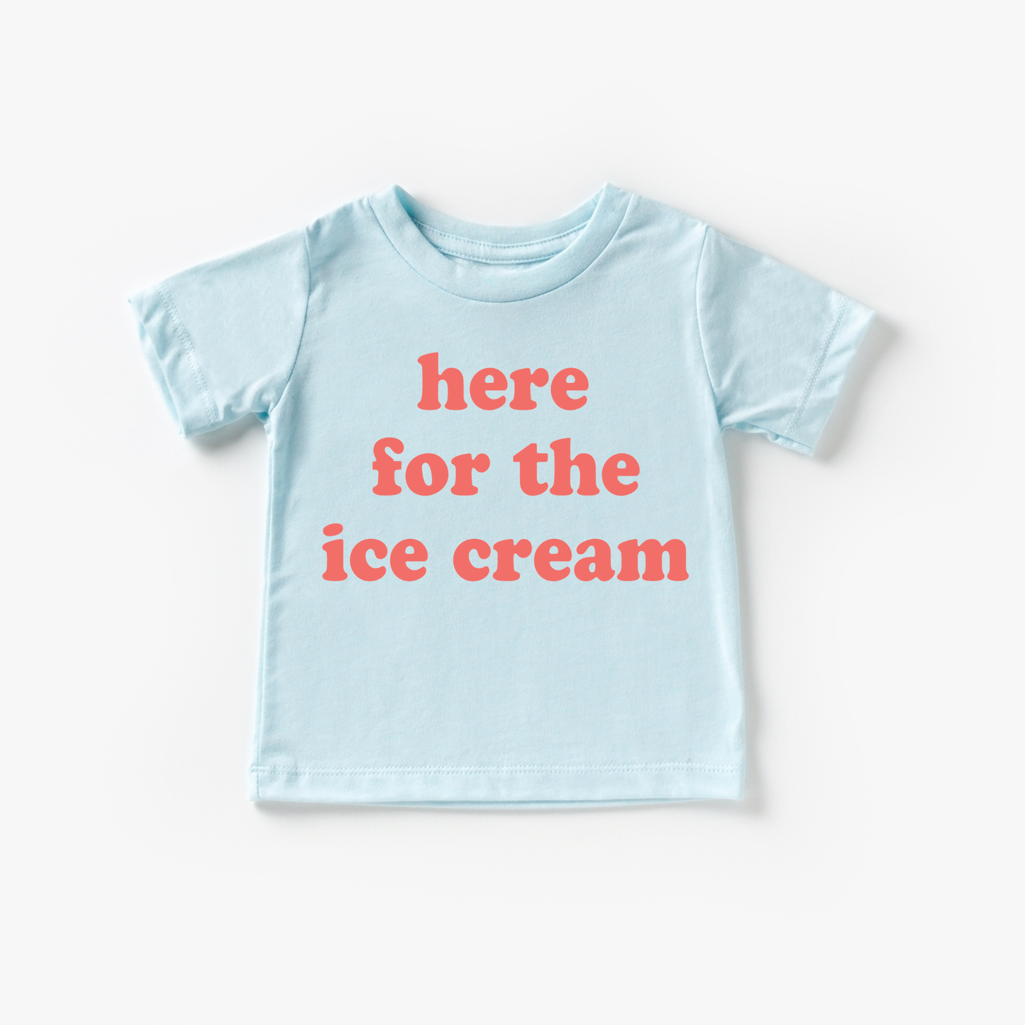 Here for the Ice Cream! short-sleeve tee