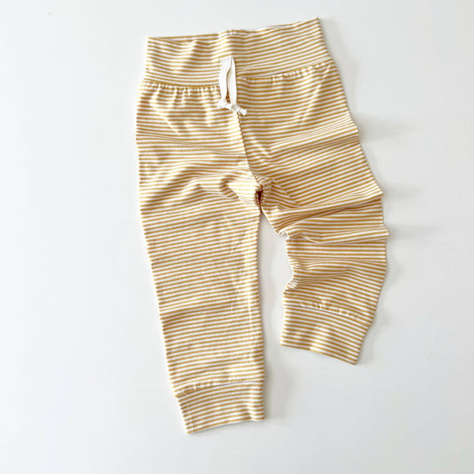 Organic joggers - Golden Stripe