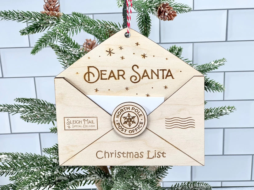 Santa Letter Ornament