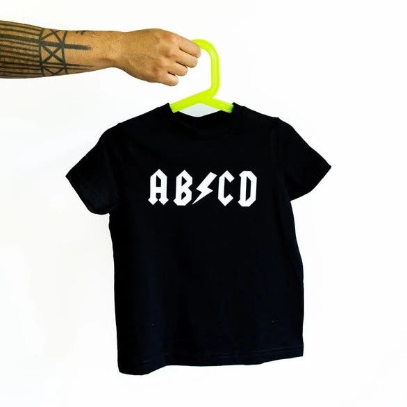 ABCD Short Sleeve Toddler Tee