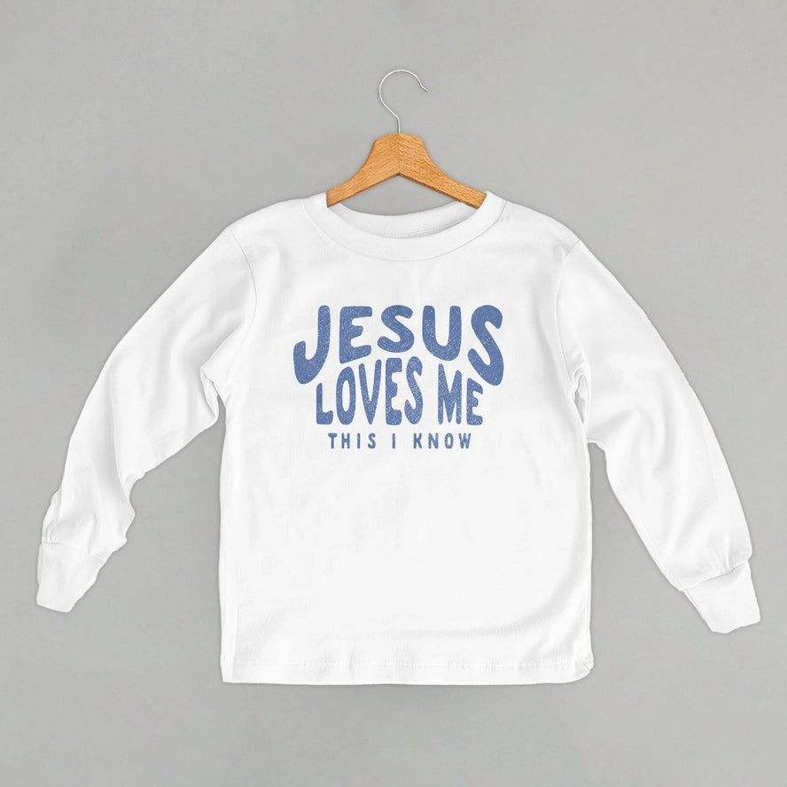 Jesus loves me long sleeve tee