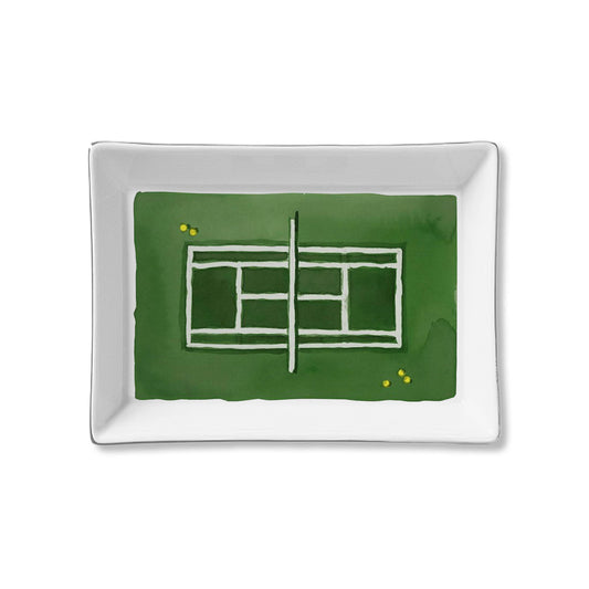 Ceramic Tray - Tennis Court