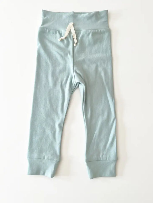 Seafoam Organic French Terry Track Joggers